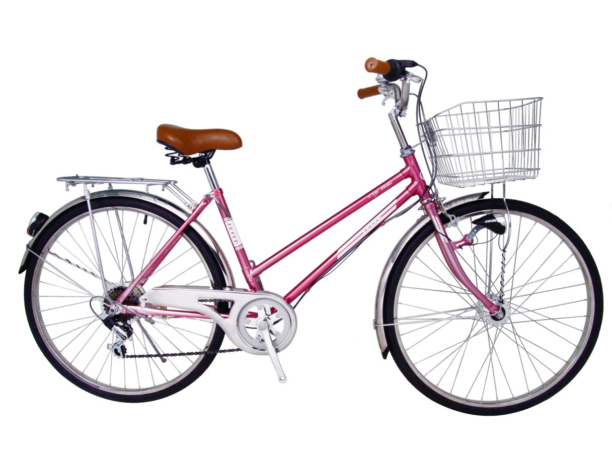 26吋 歐式淑女車 鈦紅