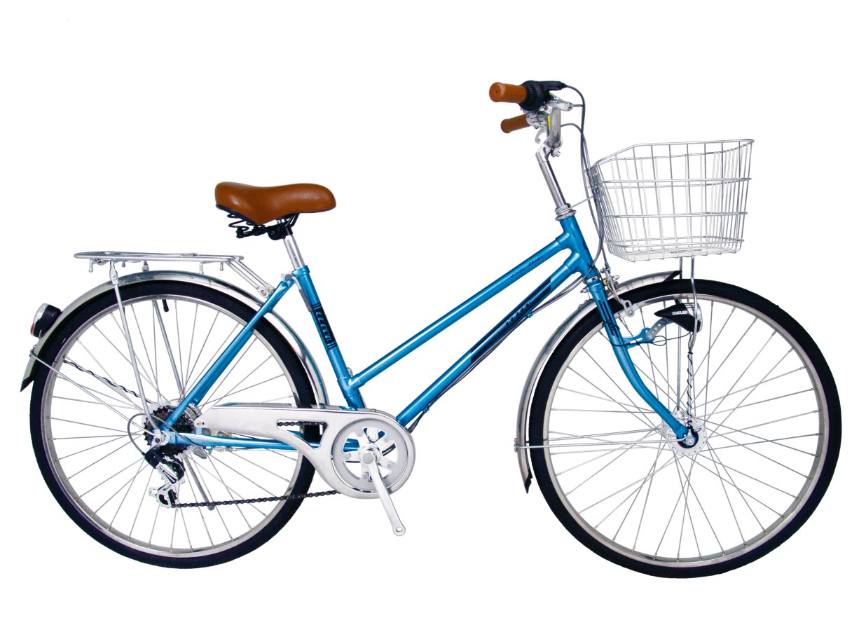 26吋 歐式淑女車 鈦藍