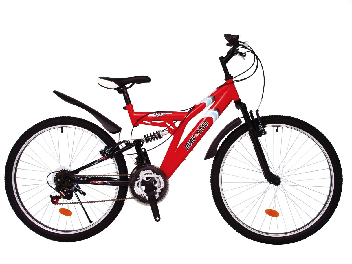 26吋 越野登山車 紅