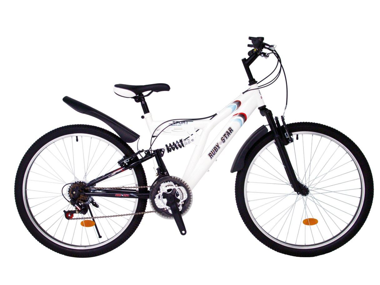 26吋 越野登山車 白