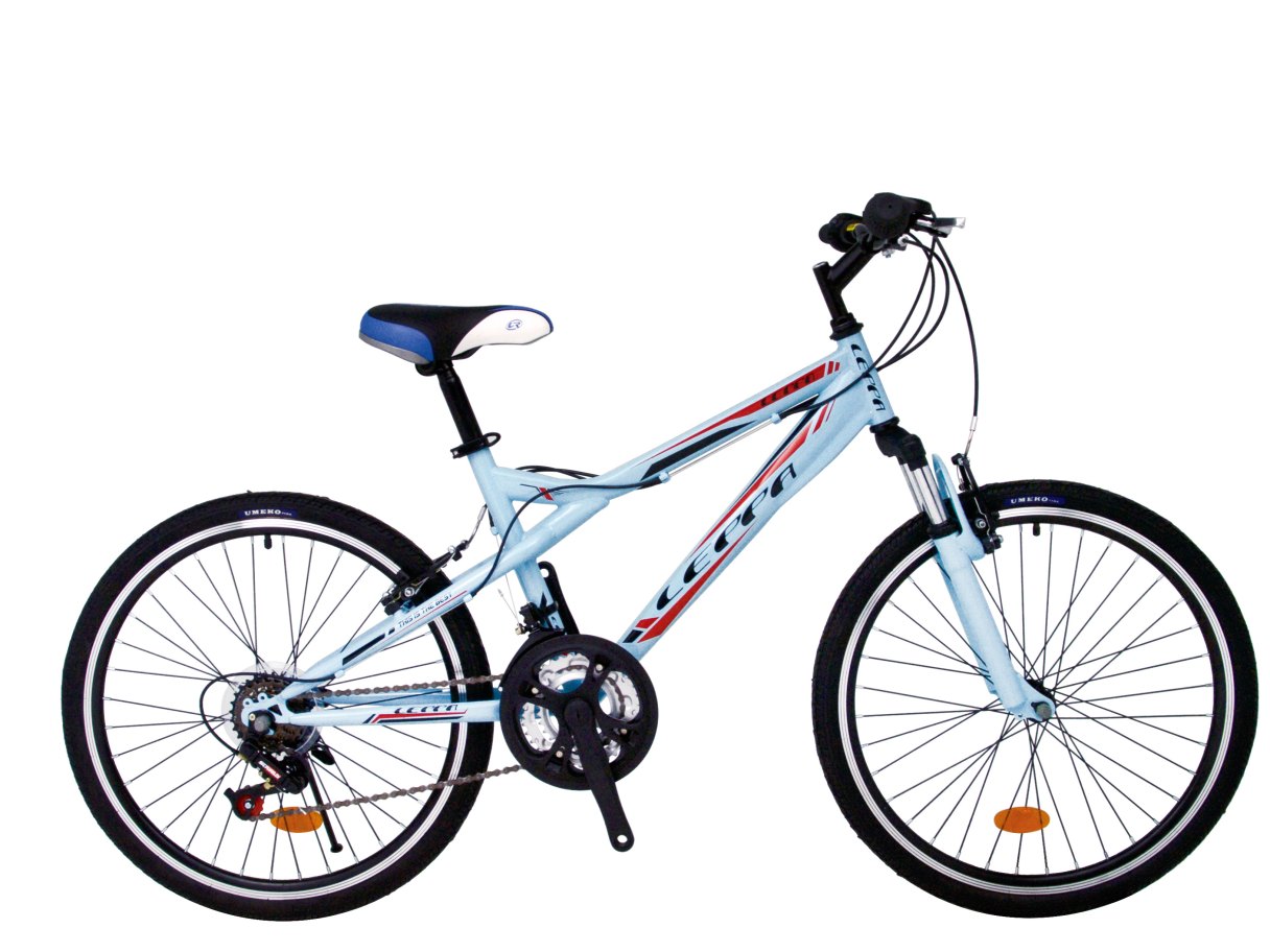 24吋 越野登山車 水藍