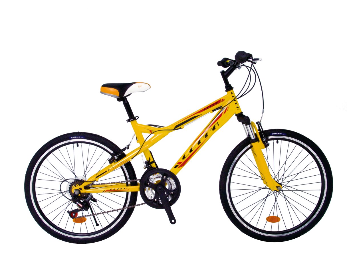 24吋 越野登山車 黃