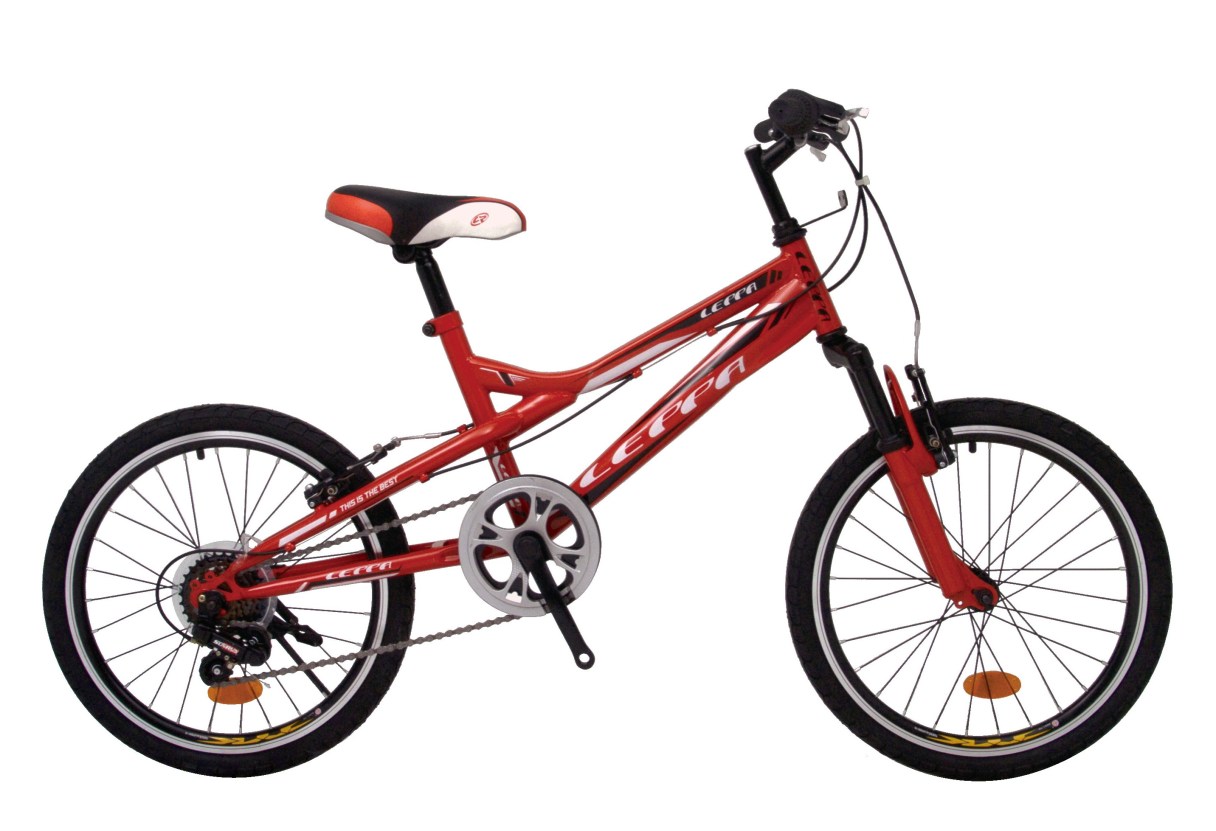 20吋 SHIMANO變速轉把越野登山車 紅