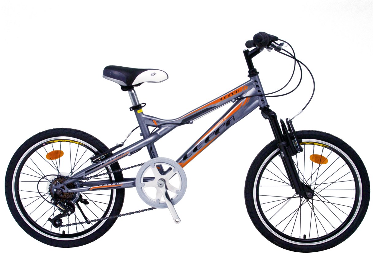 20吋 SHIMANO變速轉把越野登山車 灰