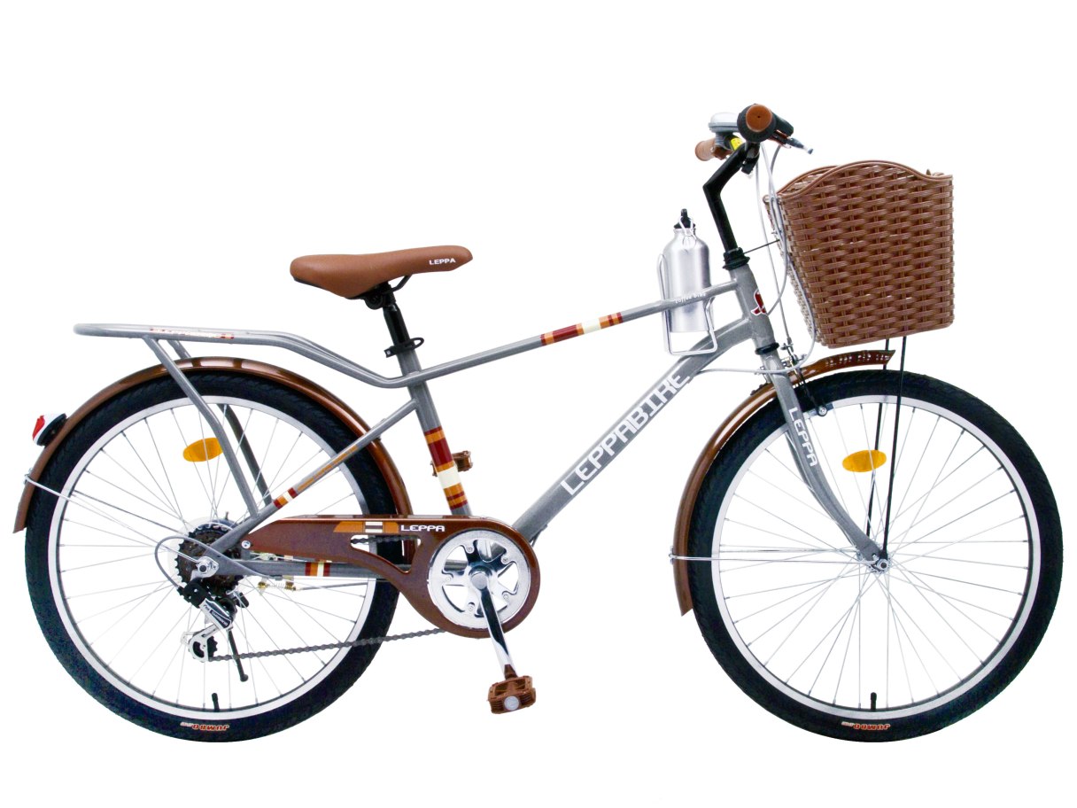 26吋 SHIMANO變速轉把咖啡車 灰